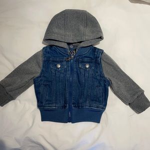 Baby Denim and Fleece Jacket